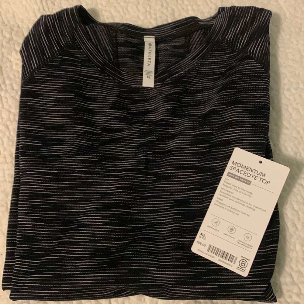 Athleta XL Momentum Spacedye Top - NWT